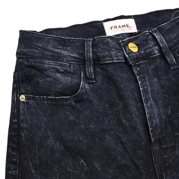 Frame Jeans Women's Size 28 Le High Skinny Dean Acid Wash Ankle High Rise - Picture 3 of 15